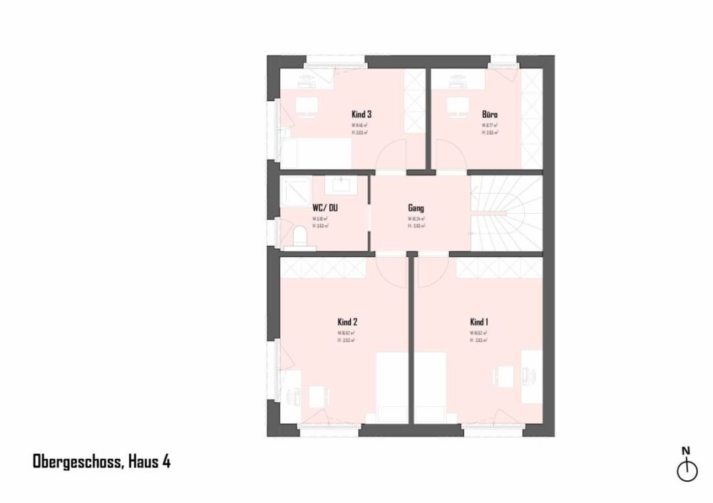 Haus 4 / 7.5 Zimmer Einfamilienhaushälfte am Bach -  Bild 12