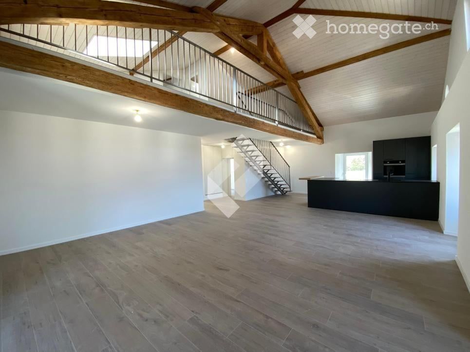 Duplex en attique 4.5 pièces, 148 m² - charpente apparente, vue panoramique — Vionnaz (VS) -  Bild 3