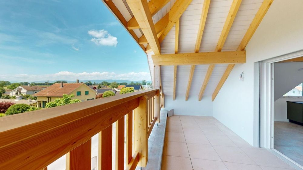 Attique avec loggia à Domdidier ! -  Bild 1