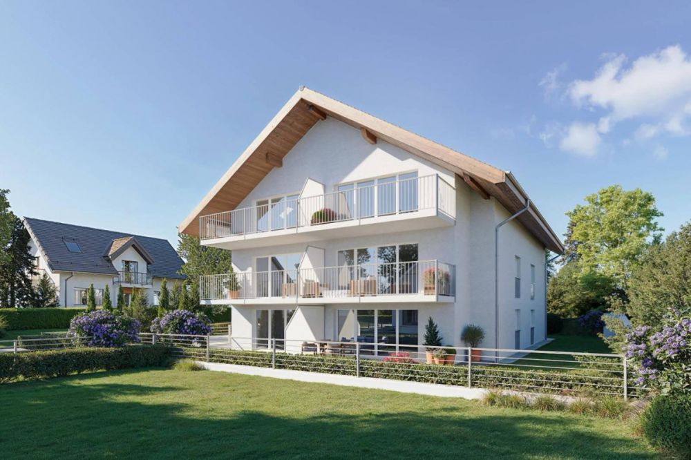 Luxusgipfel, Blick auf die Alpen für dieses 3,5-Zimmer-Attikapartment -  Bild 1