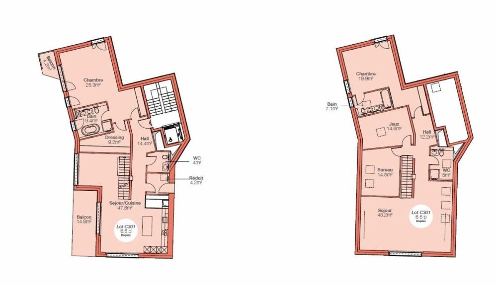 Attika-Duplex neu, 6,5 Zimmer, große Räume und atemberaubender Blick auf den Genfer See -  Bild 6