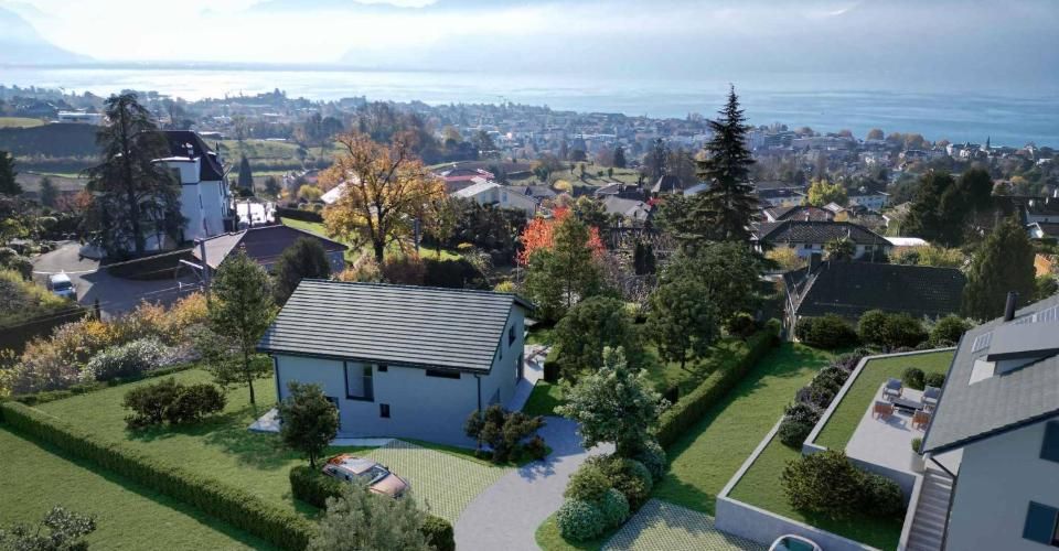 Villa individuelle neuve avec piscine, cadre résidentiel - Villa 5.5 pièces - image - 2