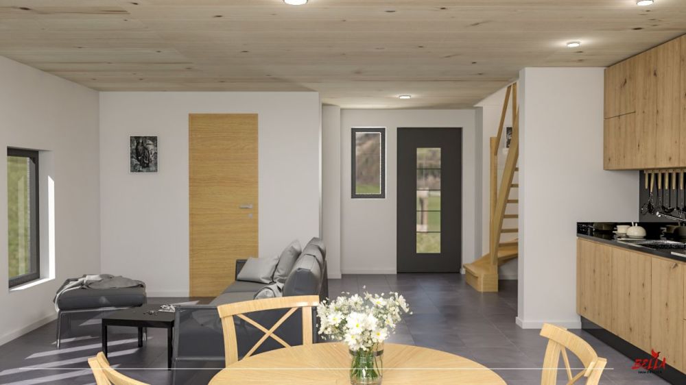 Joli appartement duplex de 3.5 pièces à Chalais - Duplex, 3.5 pièces, 96.00 m2