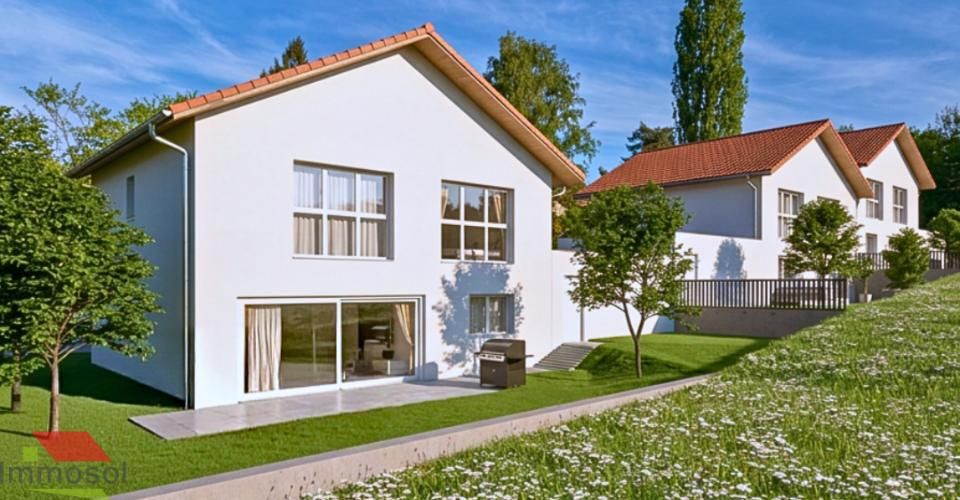 Nouvelle promotion à Thierrens – Villas familiales 6.5p avec jardin - Maison jumelée 6.5 pièces - image - 2
