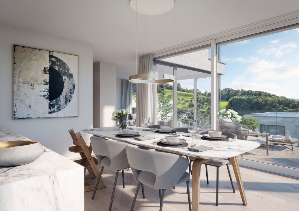 Neubau-Einfamilienhaus mit Weitblick (Haus 2) in Münchenstein - Bild 2