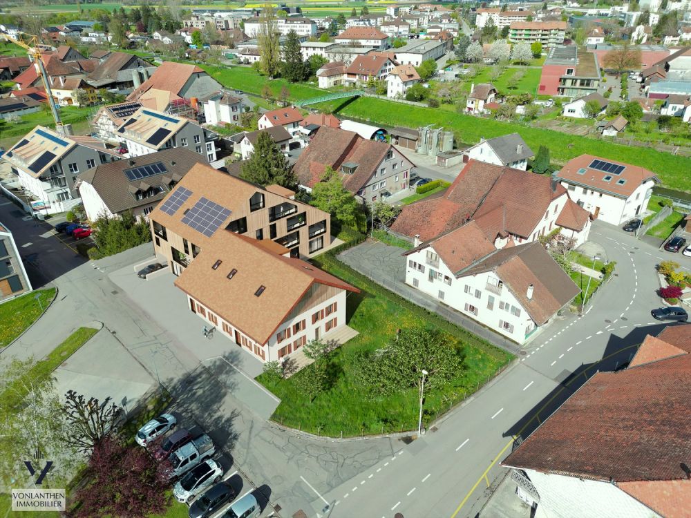 Lot 2 - Eine seltene Erdgeschosswohnung im Herzen von Payerne - 2,5 Zimmer mit Terrasse & privatem Garten - Chantier janvier 2026