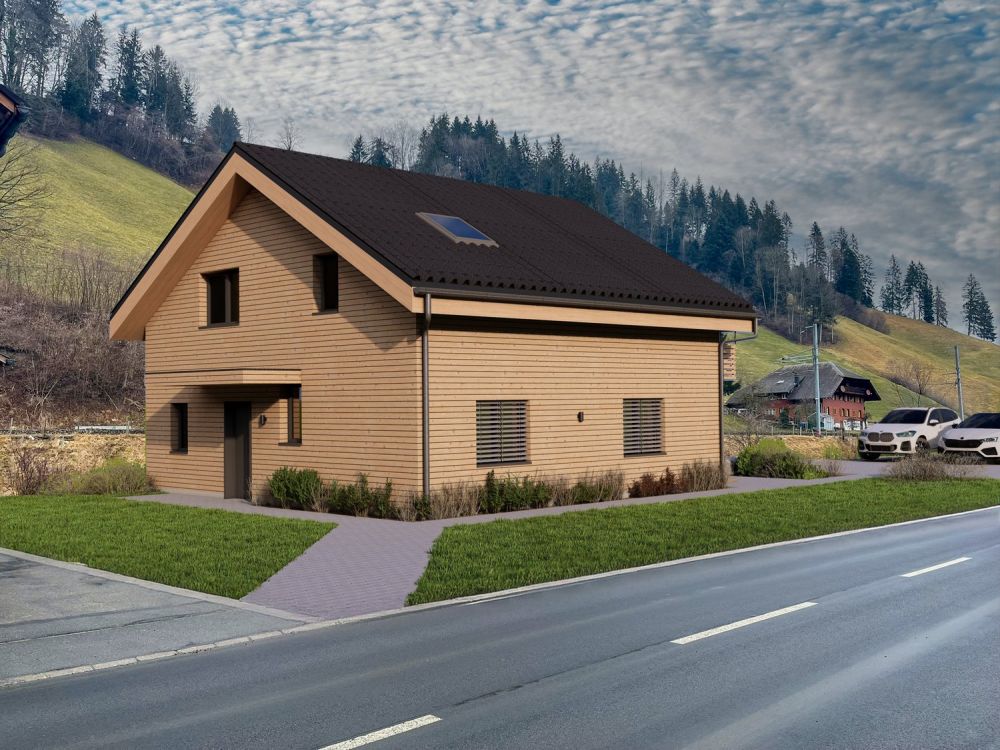 Modernes Einfamilienhaus mit Minergie-Standard in Wiggen - Bild 3