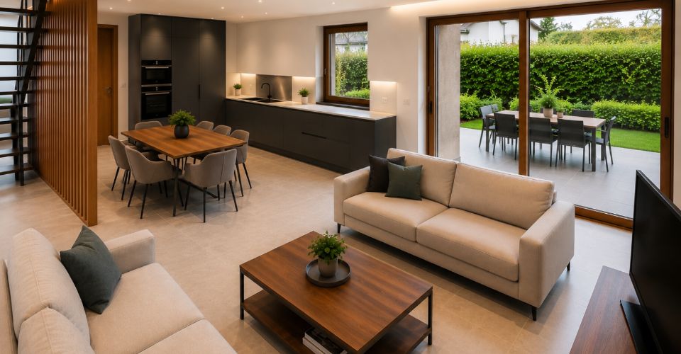 Villa individuelle avec vaste séjour de 41 m² et terrasse privative - Maison 5.5 pièces - image - 1