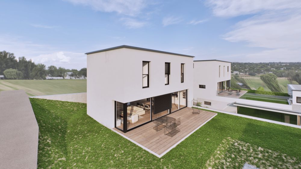 Casa moderna di nuova costruzione a Mezzovico licenza edilizia approvata! -  Bild 4