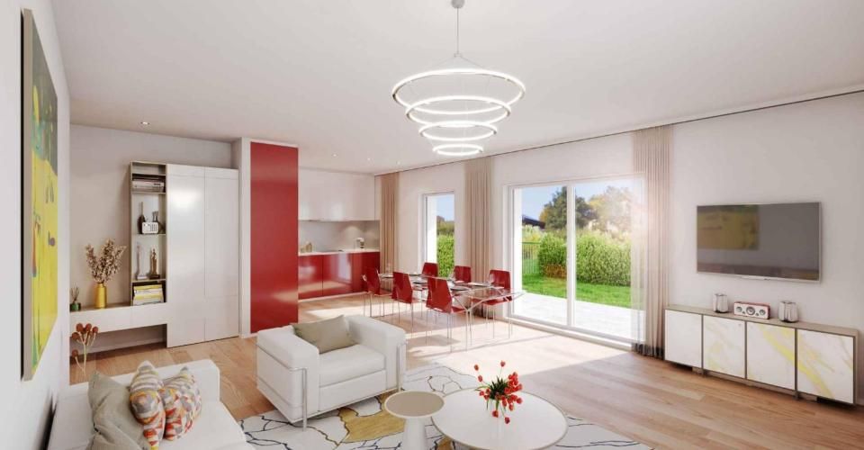 Appartement de 3,5 pièces en rez-de-chaussée avec jardin - Appartement 3.5 pièces - image - 3
