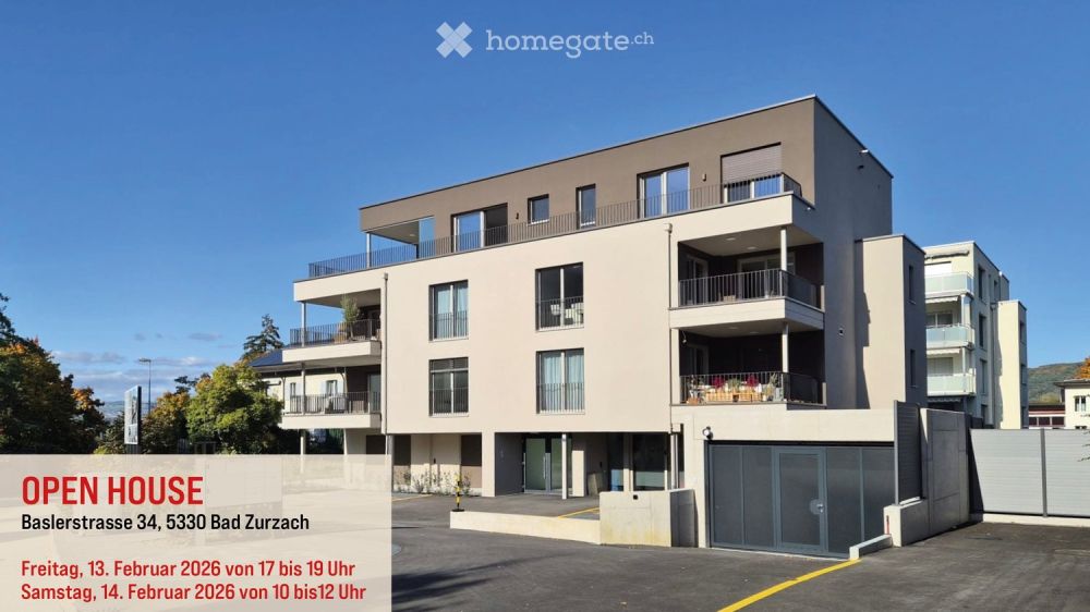 Open House - Letzte freie 4 1/2 Zimmer Wohnung in Bad Zurzach - Bild 1