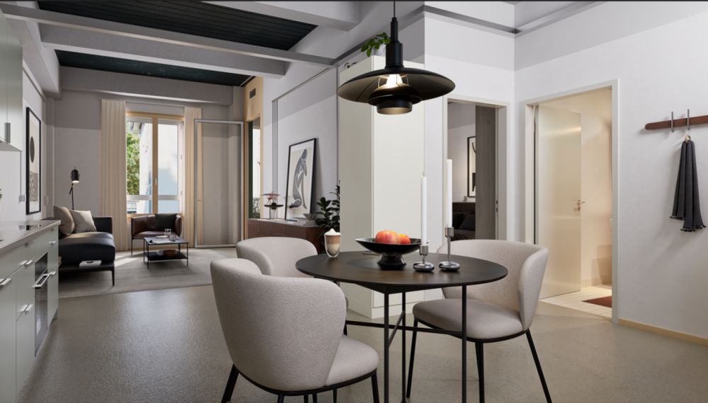 Grosszügige Maisonette-Wohnung am Rhein mit industriellem Charme -  Bild 4