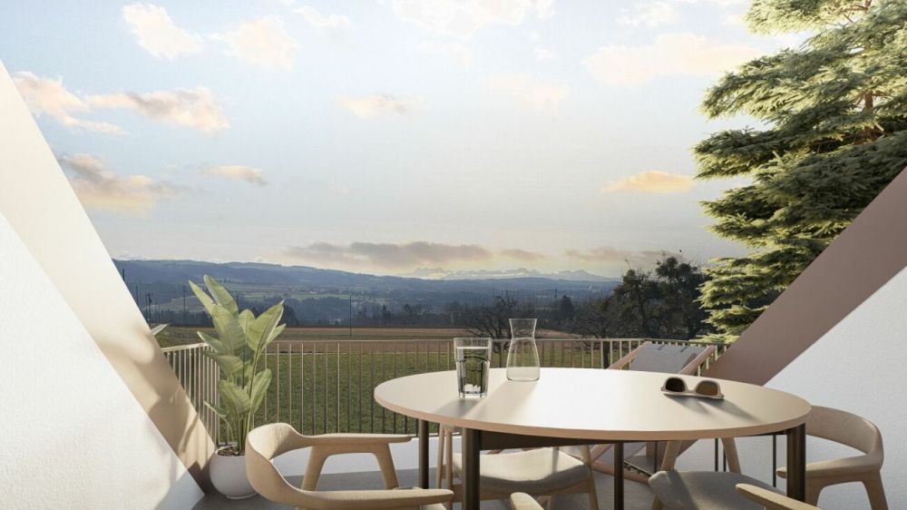 Cronay - Appartement neuf de 5.5 pièces avec terrasse et jardin -  Bild 10