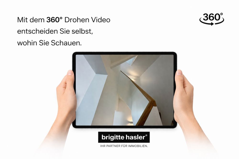 Hochwertiges Einfamilienhaus im Baurecht - 360° Drohnen Video -  Bild 4