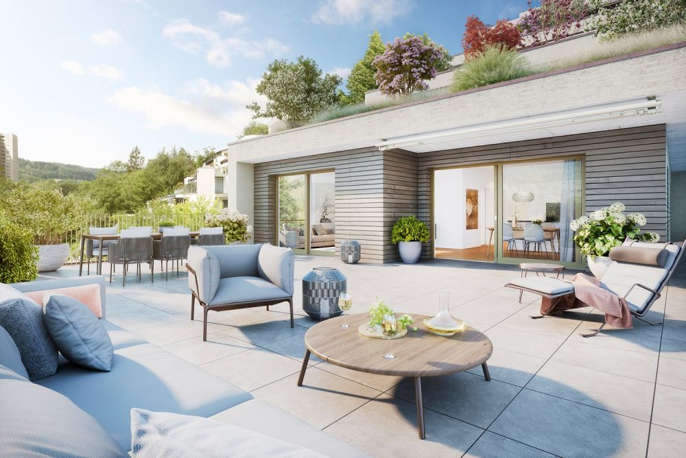 Neue exklusive Terrassen-Eigentumswohnungen an Top-Wohnlage in Nussbaumen -  Bild 7
