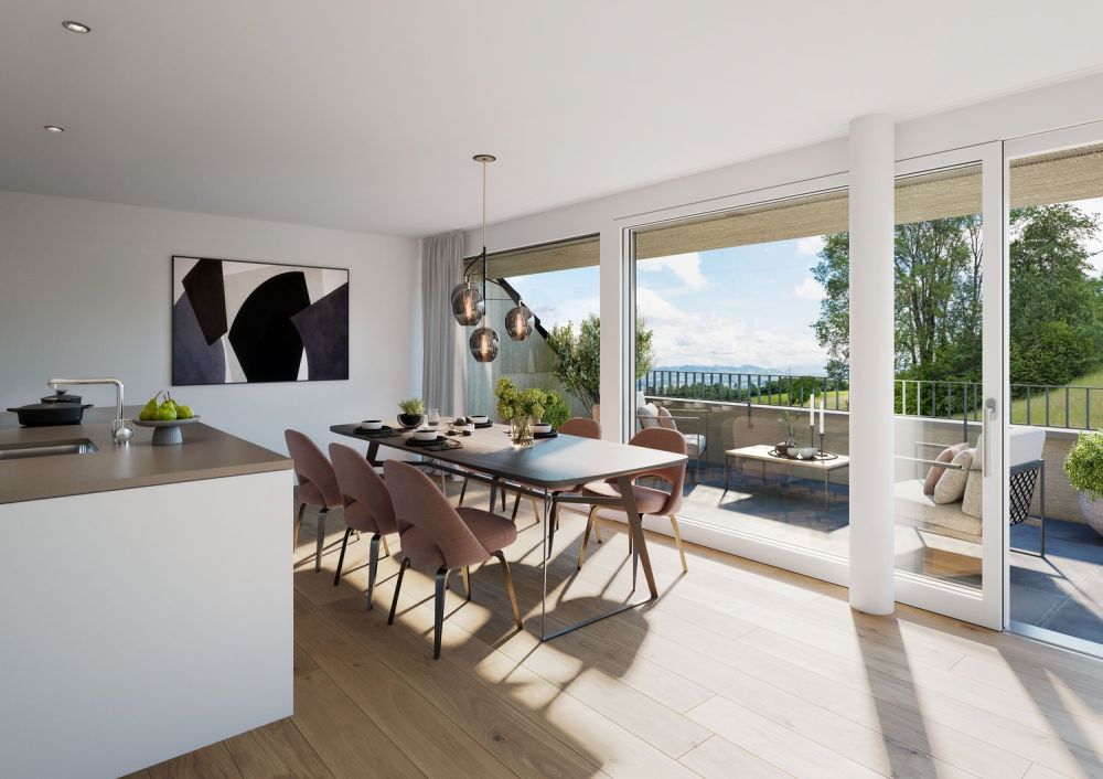 Grosse neue 5½-Zi.Dachmaisonettewohnung zu verkaufen an schöner Aussichtslage -  Bild 4
