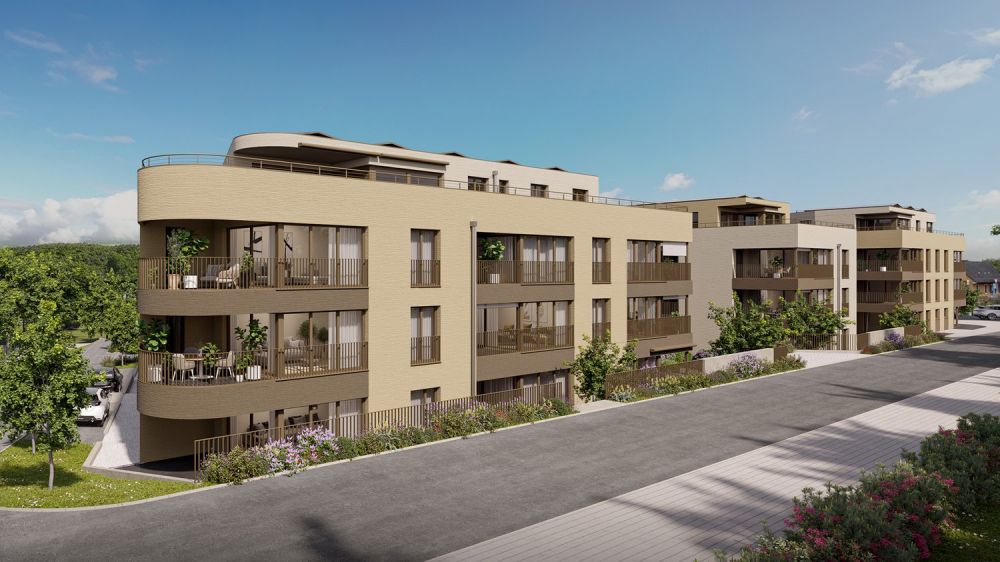 «Wohnpark Längg» - Wohnen und Arbeiten vereint - Aussenvisualisierung