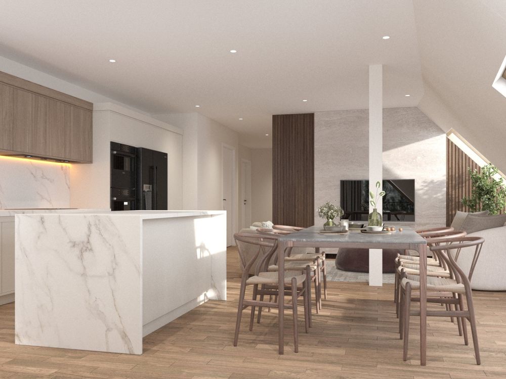 Über den Dächern der Stadt: Stilvolle Topfloor-Wohnung mit Outdoor-Lounge - Bild 1