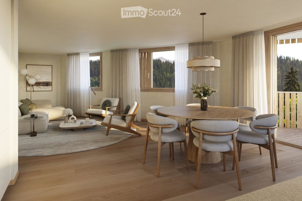 Exklusive 5.5-Zimmer-Neubauwohnung mit Weitsicht in Flims -  Bild 1