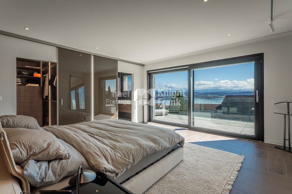 Magnifique appartement attique de 4.5 pièces avec vue imprenable sur le lac de Morat à vendre à Lugnorre -  Bild 7