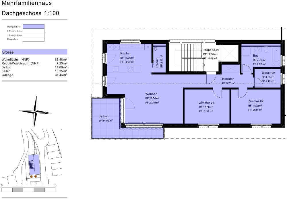 Schöne Neubau-Dachwohnung für den Erstwohnsitz -  Bild 8