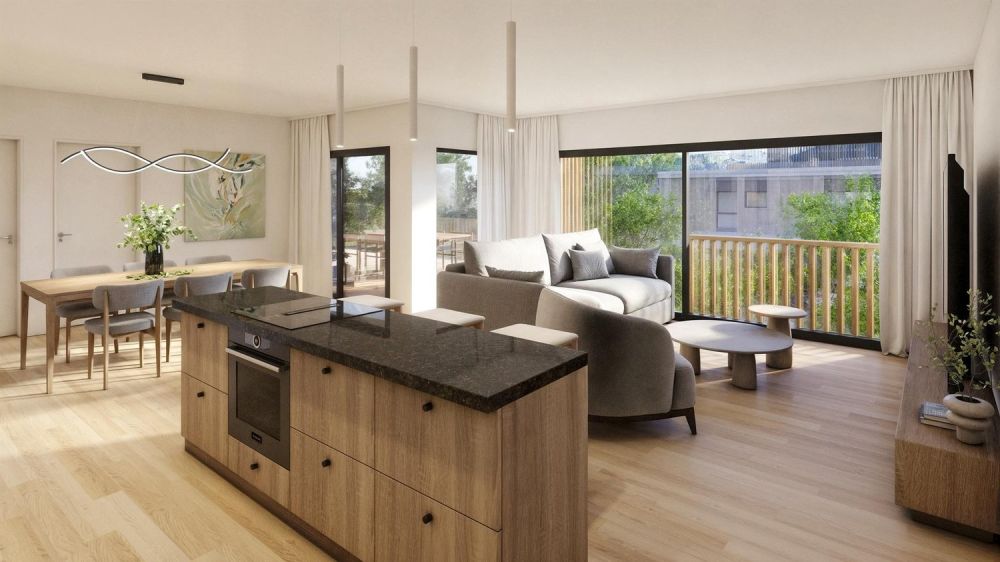 Rez-de-chaussée 5,5 pces avec grande terrasse et spacieux jardin - Appartement terrasse, 5.5 pièces, 153.00 m2