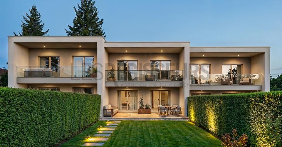 Trois villas contemporaines THPE avec jardin privatif - Maison 5 pièces - image - 3