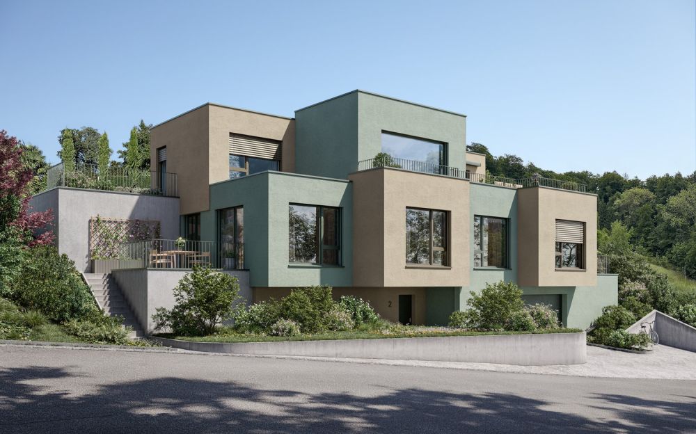 Modernes 5.5-Zimmer-Einfamilienhaus mit separater 2.5-Zimmer-Einliegerwohnung -  Bild 1