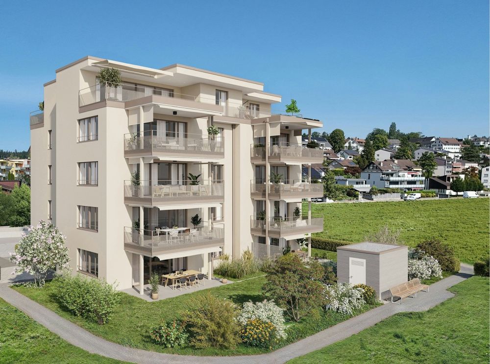 4.5-Zimmer-Attika mit unverbaubarer Fernsicht im Neubauprojekt "Unterhofen" - Bild 1