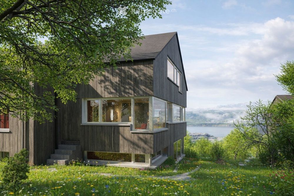Neubau von 3 Eigentumswohnungen am Gwattstutz 32A in Gwatt -  Bild 1
