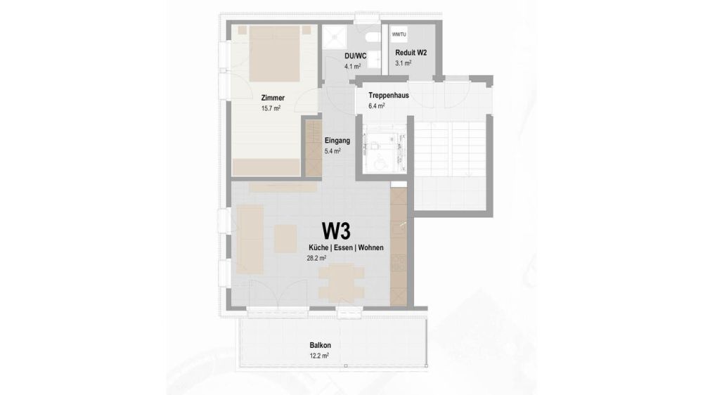 2.5-Zimmer Eigentumswohnung in ländlicher Atmosphäre - Bild 5