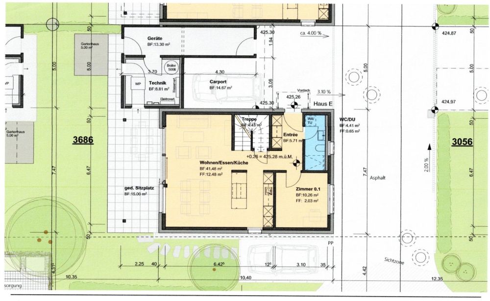 Attraktiv für die Familie! Sonnig ruhig zentral. Kindergarten, Bus, in der Nähe. Schule 3-4 Min. - Bild 2