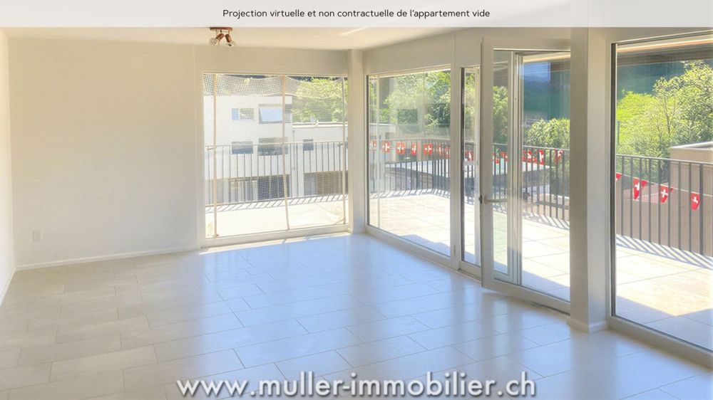 Très bel appartement traversant dans le village de Remaufens -  Bild 6