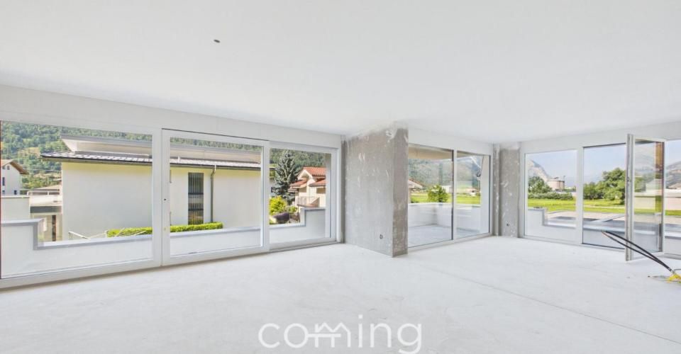 Neubau 4.5-Zimmer-Wohnung in Niedergesteln - Balkon, Bodenheizung, schlüsselfertig - Appartement 4.5 pièces - image - 2