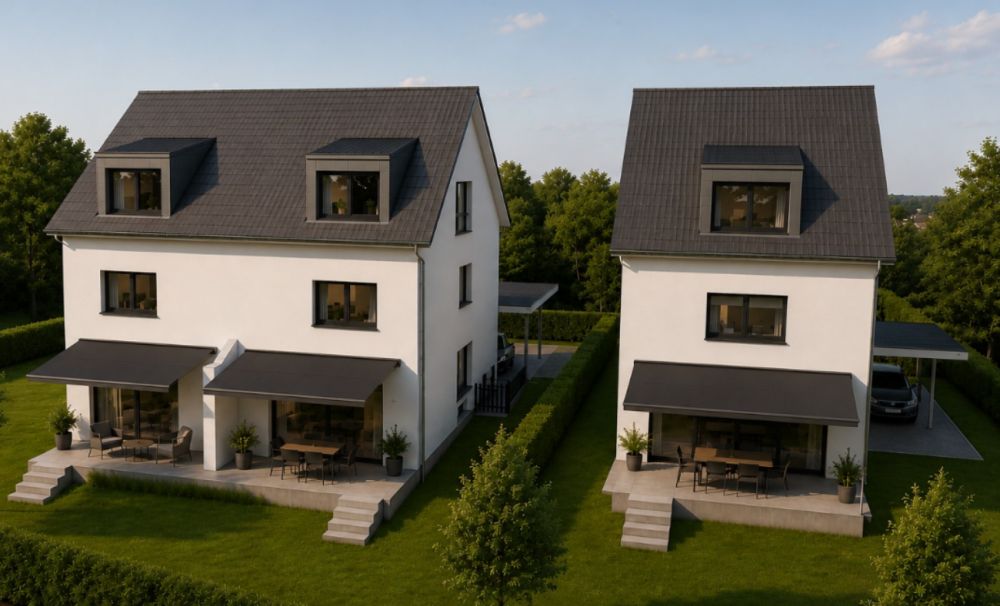 Grosses Neubau EFH, (Haus A), 6.5 Zimmer mit Garten, Studio, 3 Nasszellen, Carport & Parkplatz -  Bild 2