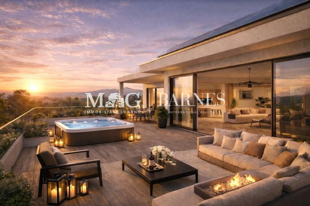 Gentilino, Collina d'Oro - Prestigioso attico 4.5 o 5.5 locali con terrazzo panoramico nella Residenza Golden Hill, vicino al TASIS - Bild 5