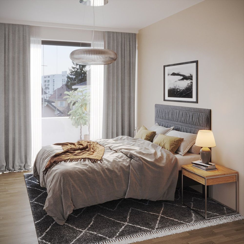 Centre-ville Spacieux 2,5 pièces avec grand jardin - Bild 4