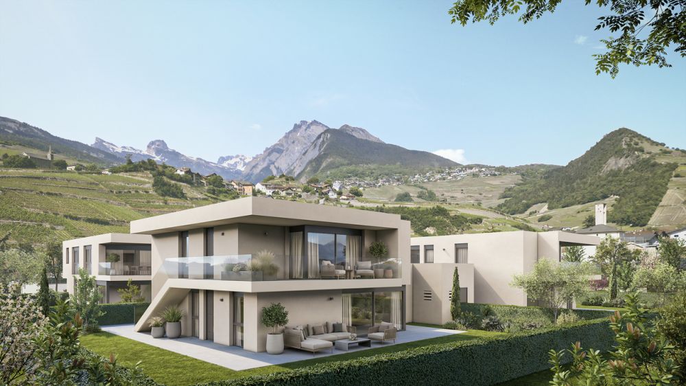 L'Écrin d'Erbignon - Villa contemporaine à Conthey -  Bild 9