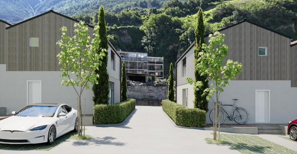 Belle villa jumelée de 4.5 pièces à Saxon en Valais - Maison jumelée 4.5 pièces - image - 9