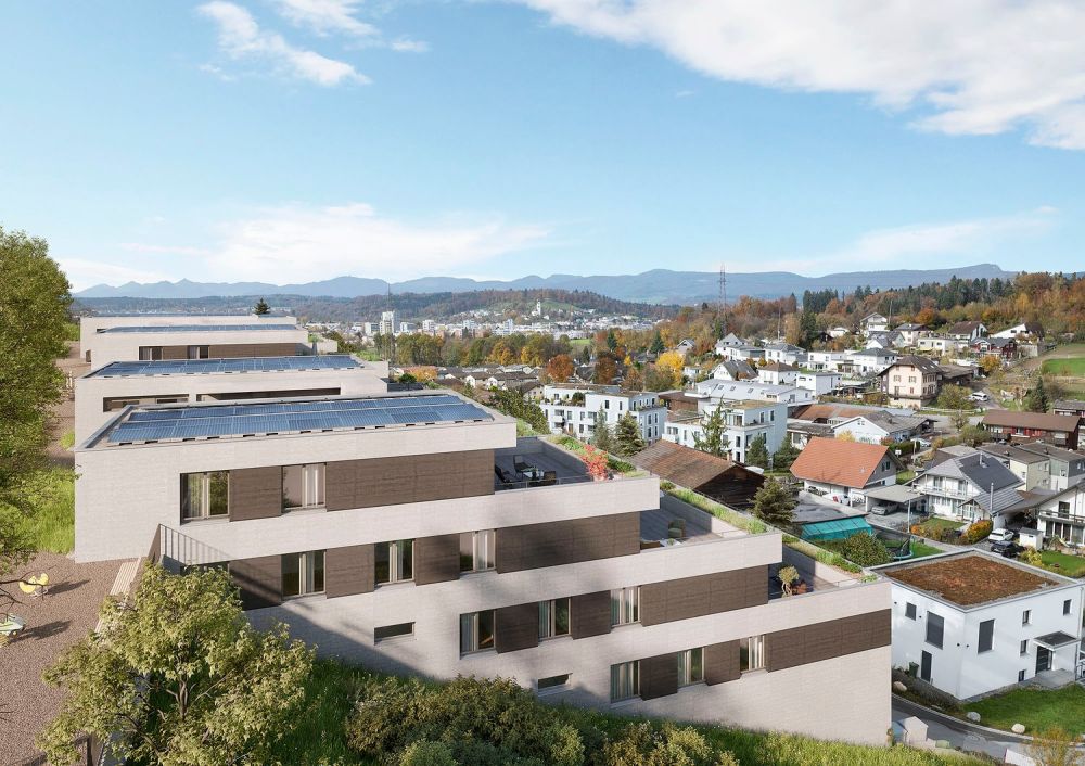 Attika-Terrassenwohnung - Zuoberst mit Weitsicht - Aussenvisualisierung