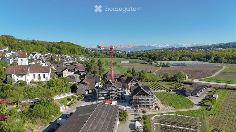 Erstbezug: Moderne 2.5, 3.5, 4.5 & 5.5-Zi-Wohnungen mit Terrasse/Balkon mit Aussicht in Eggenwil -  Bild 1