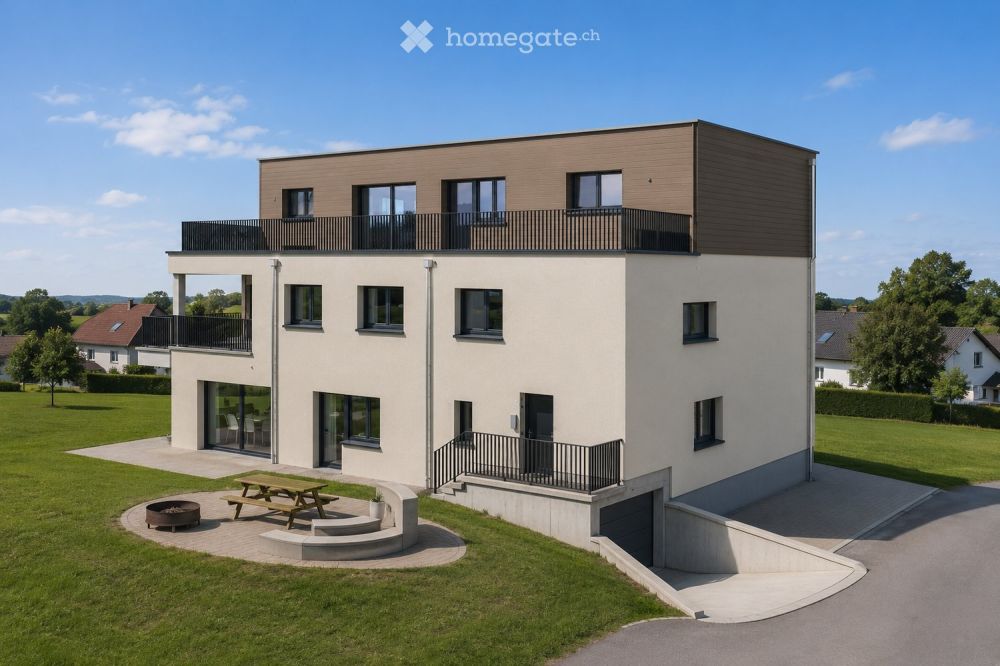 Moderne 4.5-Zimmer-Neubauwohnung in Diessenhofen -  Bild 1