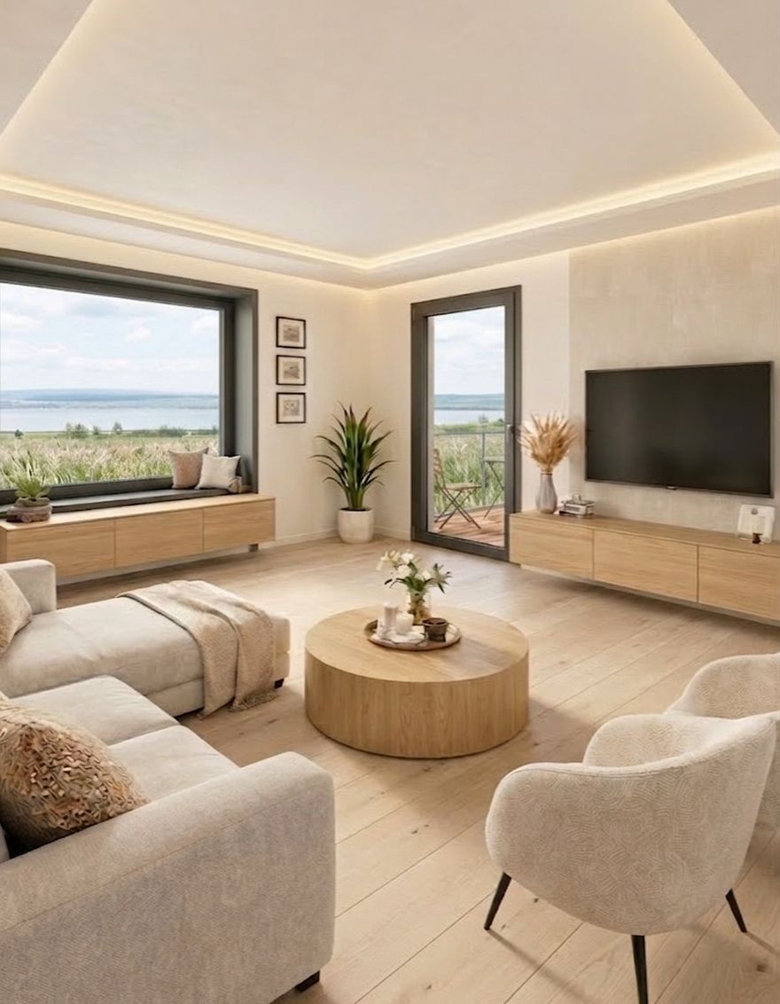 Neubauprojekt 4.5-Zimmer- Panorama Fenster mit Blick ins Grüne und den Bodensee -  Bild 5