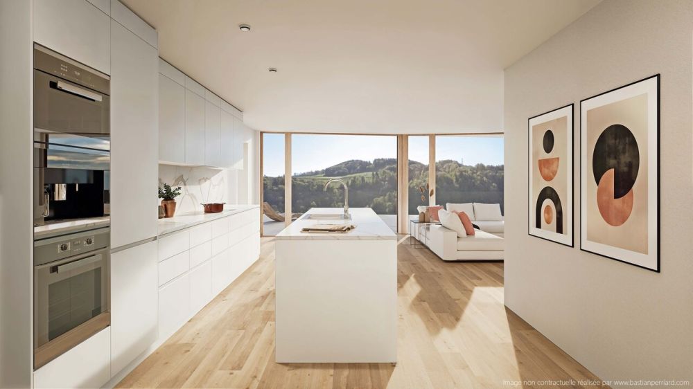 Une adresse d'exception à Rossens, construction de 12 appartements - Bild 5