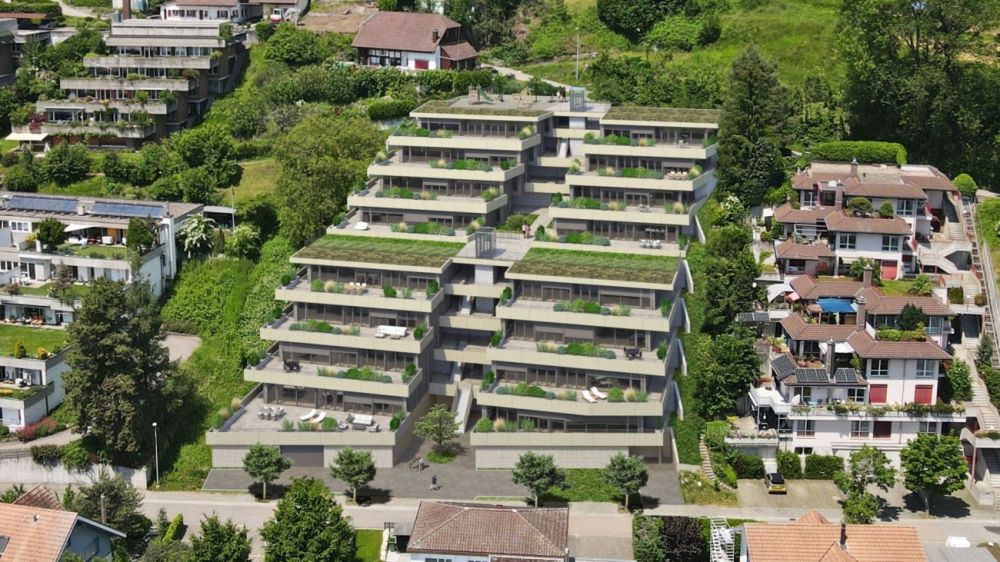 4½-Zimmer-Terrassenhaus mit Aussicht auf Alpen und Aarelandschaft - Bild 4