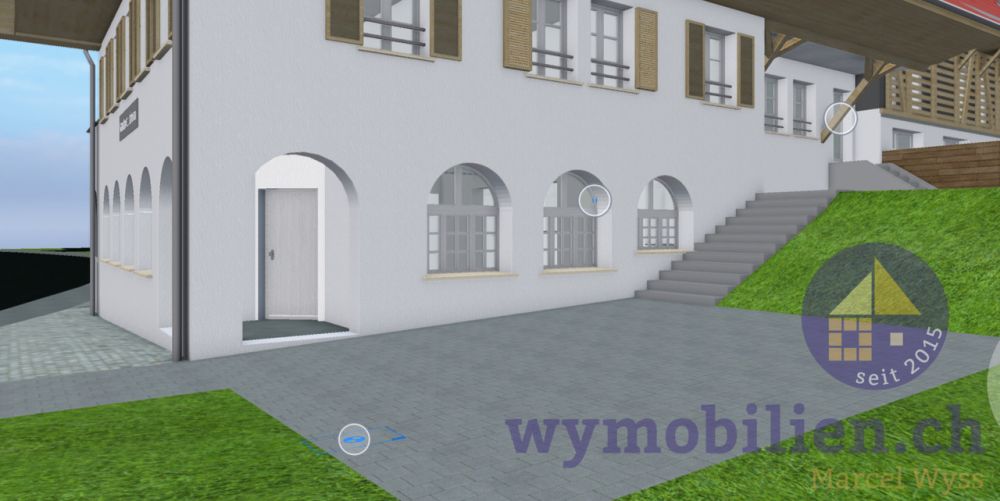 Die Wohnung mit grosser Gartenterrasse und Laube! (W1) - Ihre neue Terrasse