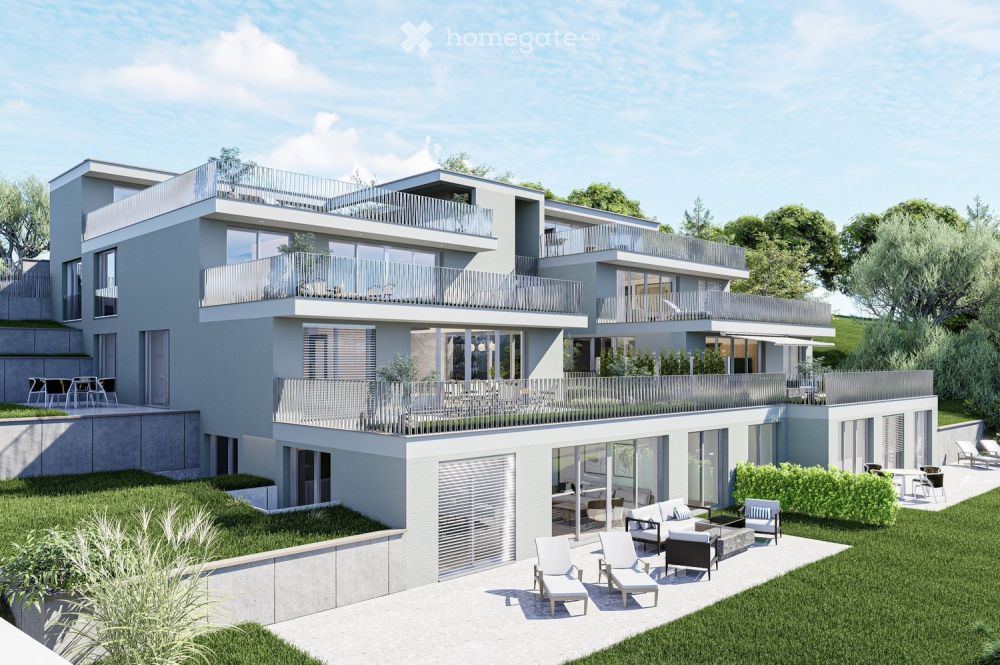 Gartenwohnung mit Rheinblick – Ruhe, Sonne & Privatsphärewohnung in Flurlingen -  Bild 1