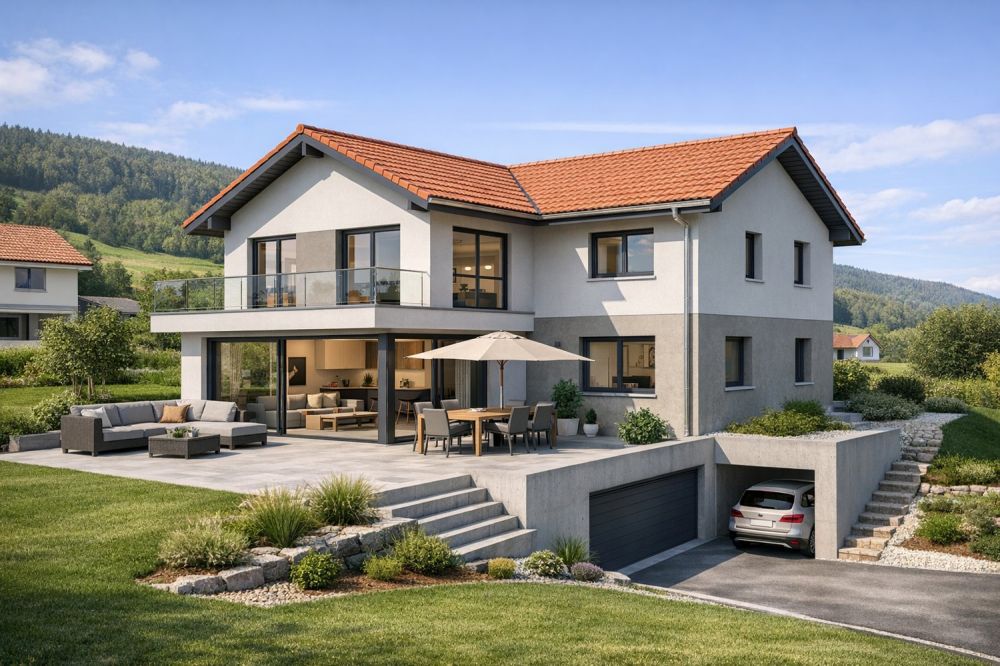 2123 St-Sulpice/NE Dernière villa familiale sur terrain 757 m2 viabilisé avec permis de construire -  Bild 1