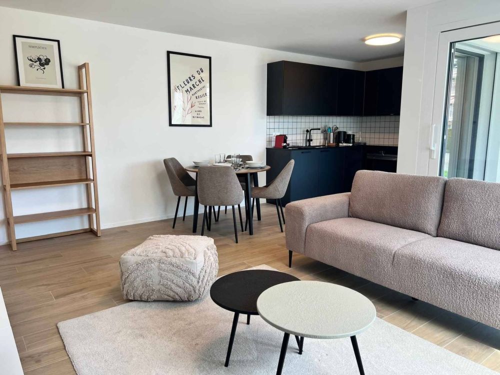 Idéal pour investisseur - Bel appartement neuf de 2.5 pièces - Pièce de vie
