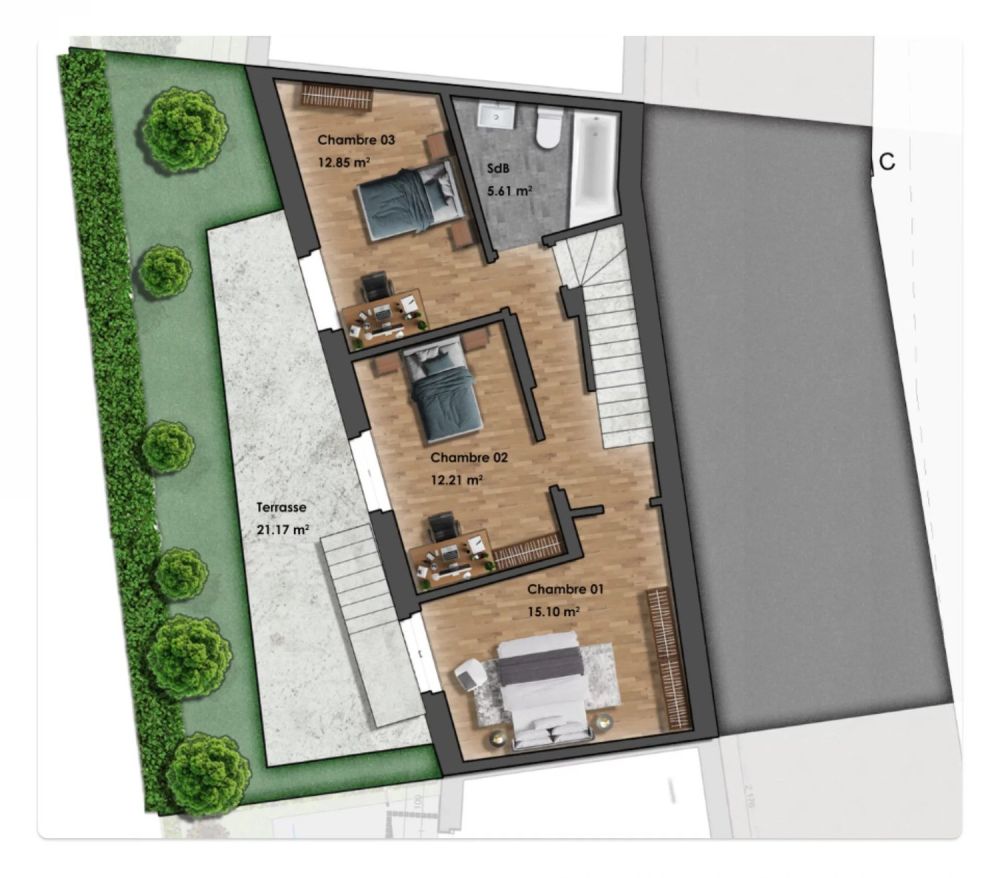 Appartement-Villa d'environ 160 m2 à quelques minutes de Yverdon. - Bild 5